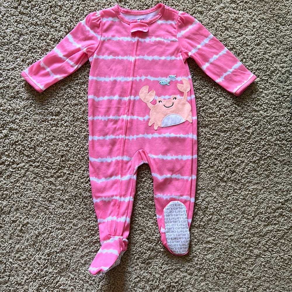 Carter's footie 12m NWOT